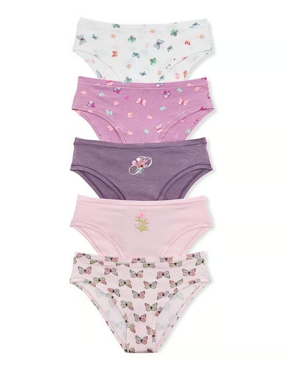 VS PINK 5-Pack Cotton Cheeky Panties Sz Large New